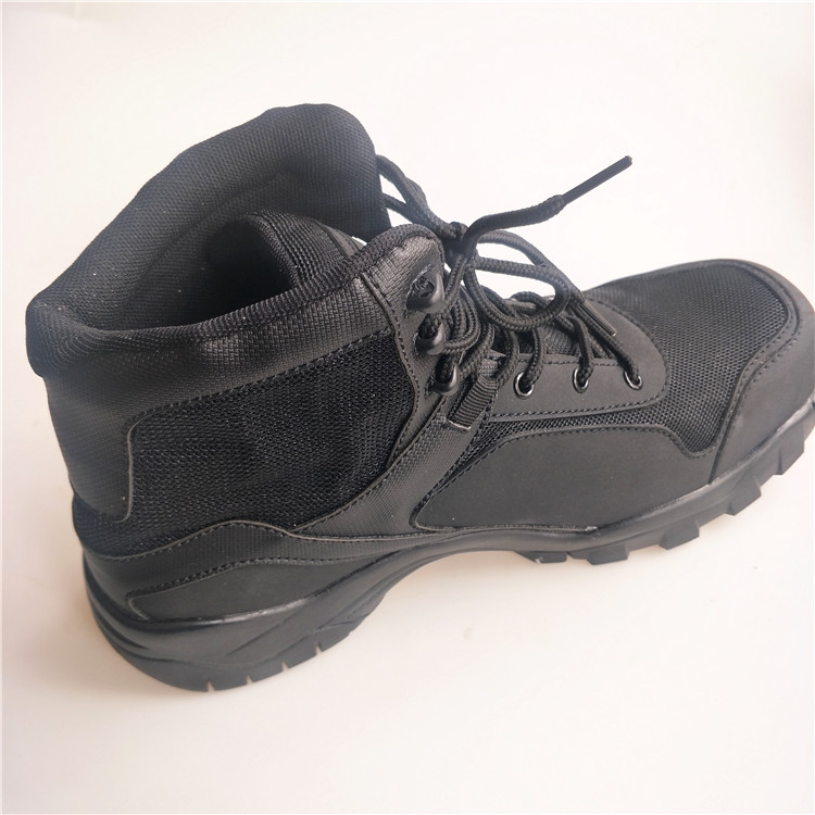 cool middle cut rubber outsole protection safety shoes