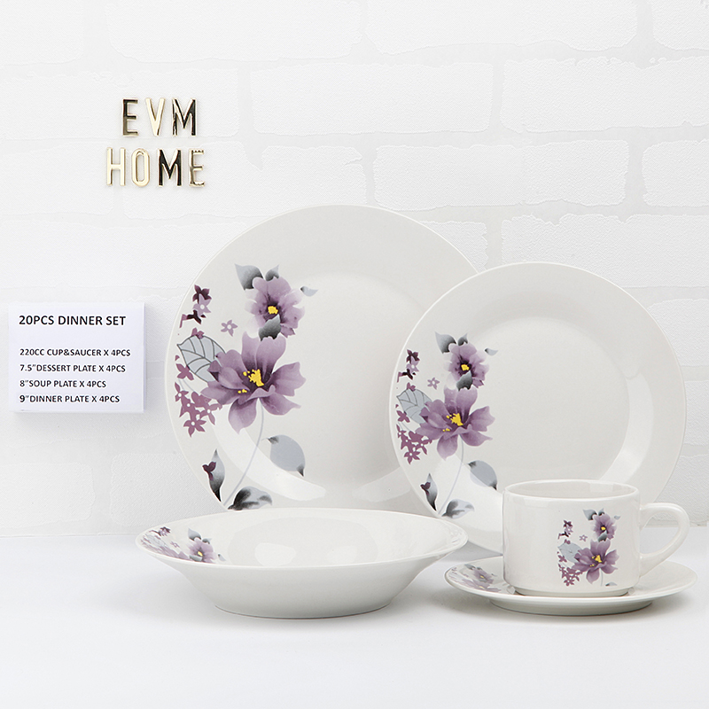 Hotel ues dinner set 20PCS for wholesale