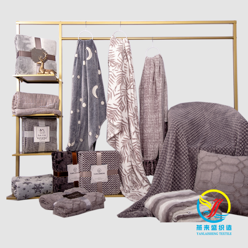 Grey Flannel Fabric/Blanket Collection