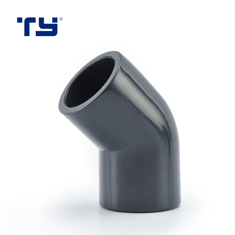 Industrial Pressure Pipes & Fittings PVC UPVC 45 Deg Elbow