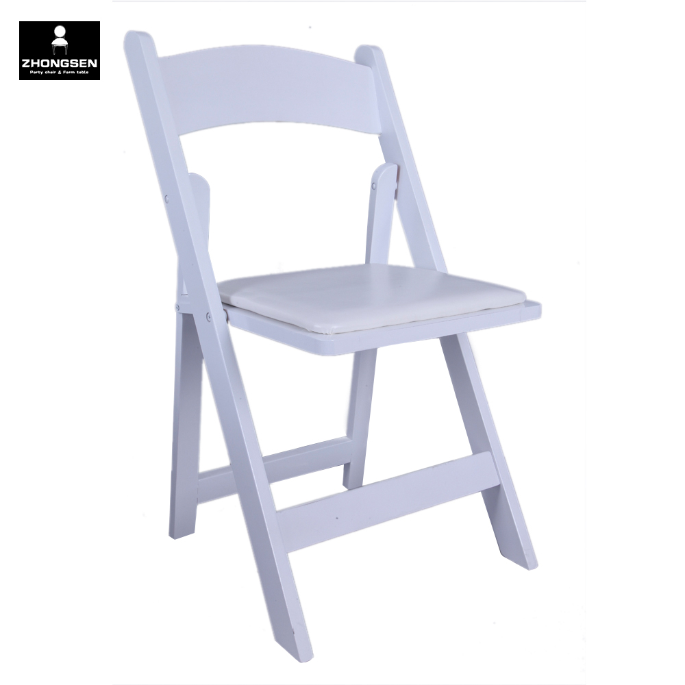 Wooden folding chair