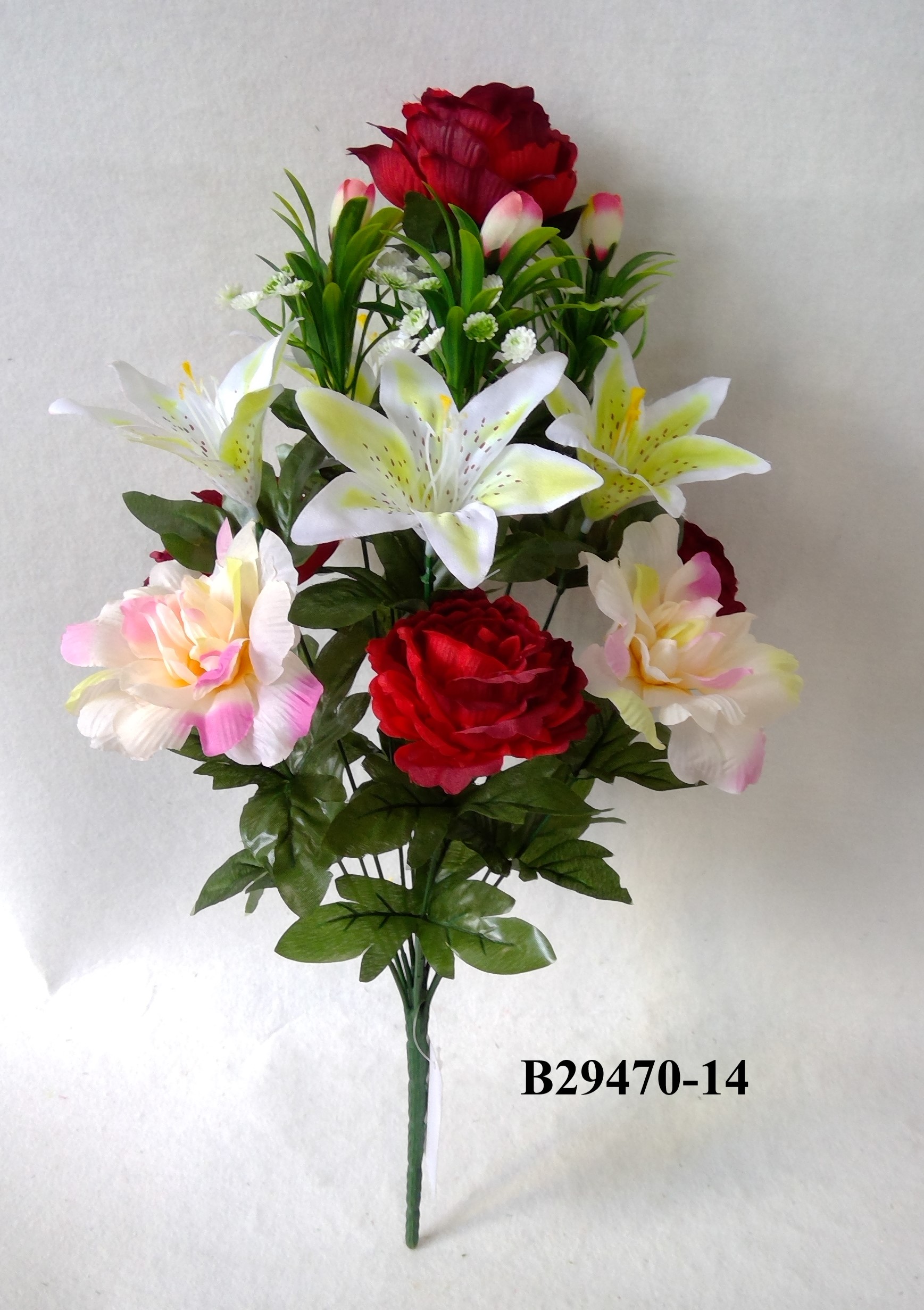 Rose peony lily mix bush x 14