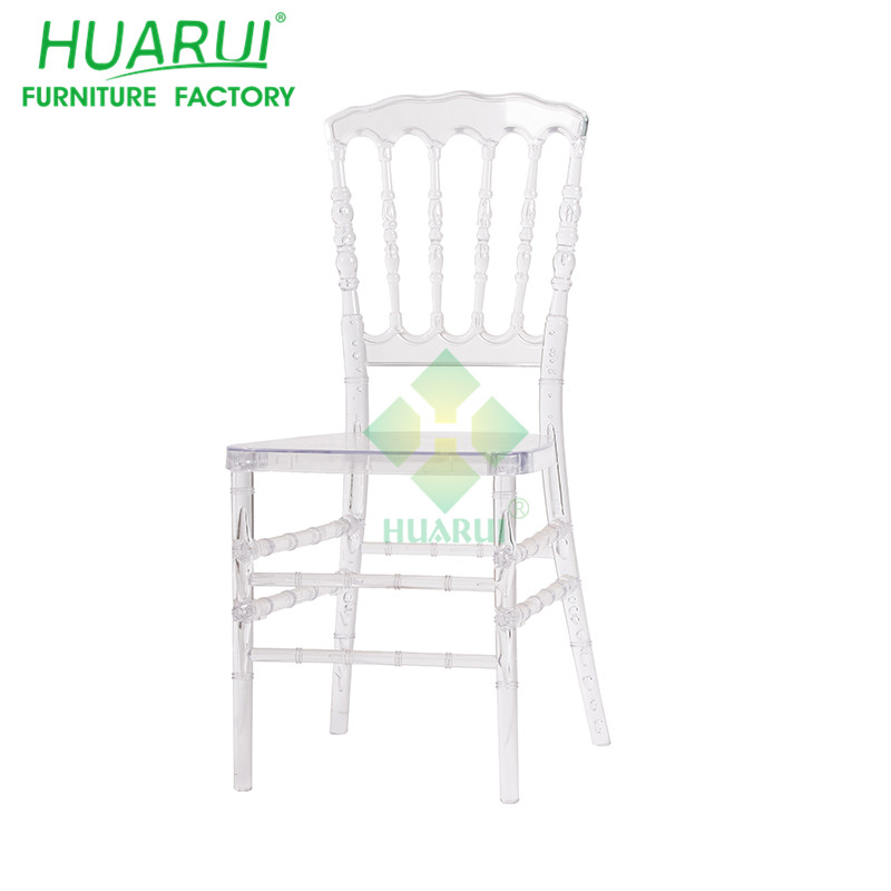Banquet napoleon chair, Clear napoleon chair, resin napoleon chair