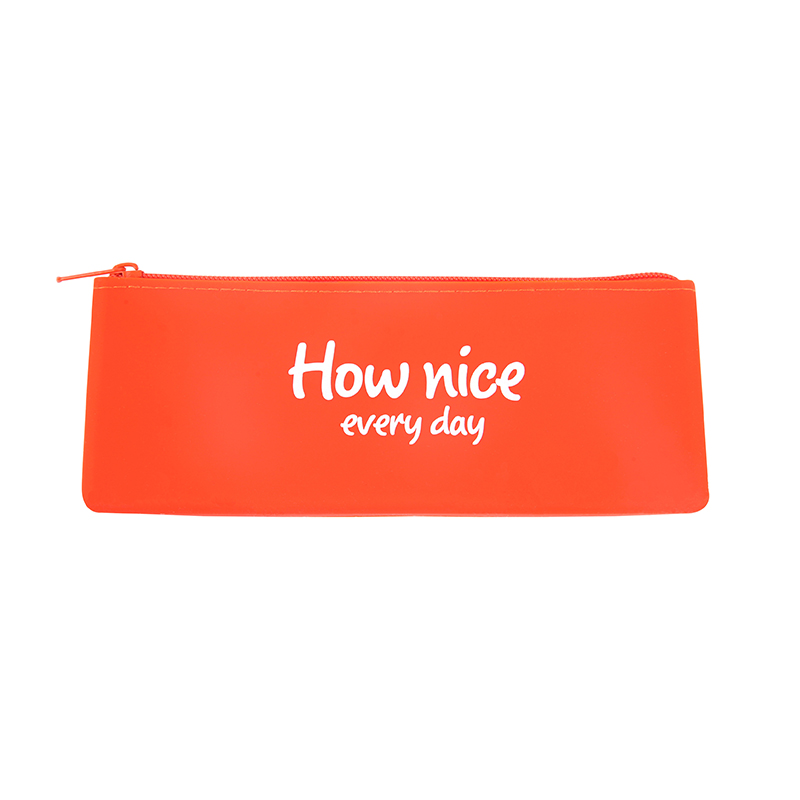 Silicone pencil bag
