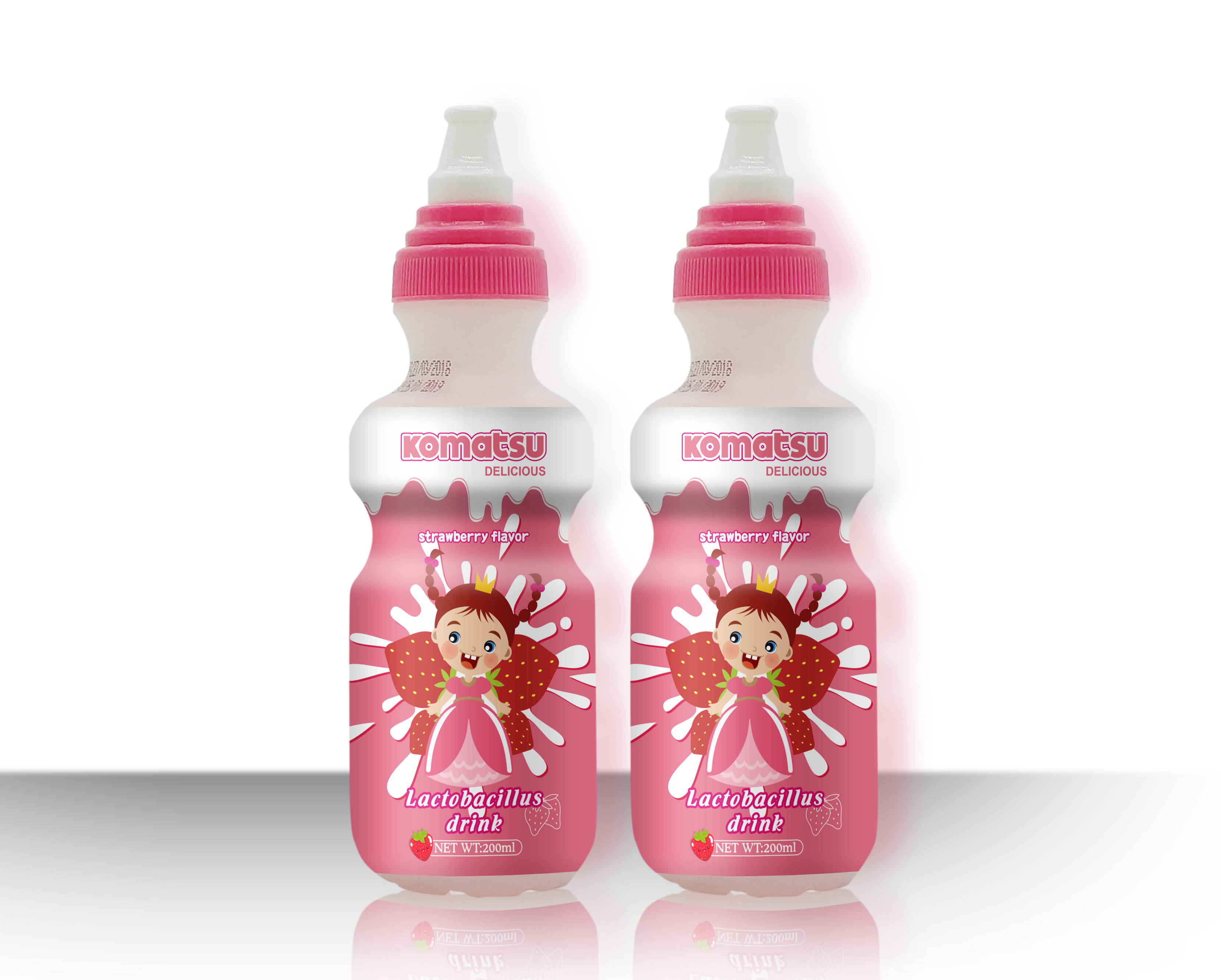 Strawberry Flavor Yoghurt Beverage