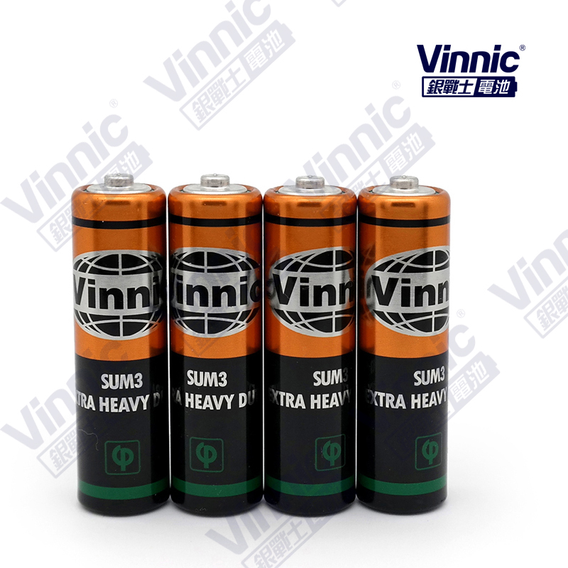 VINNIC 0% Lead Zinc Chloride Battery SUM3 AA R6