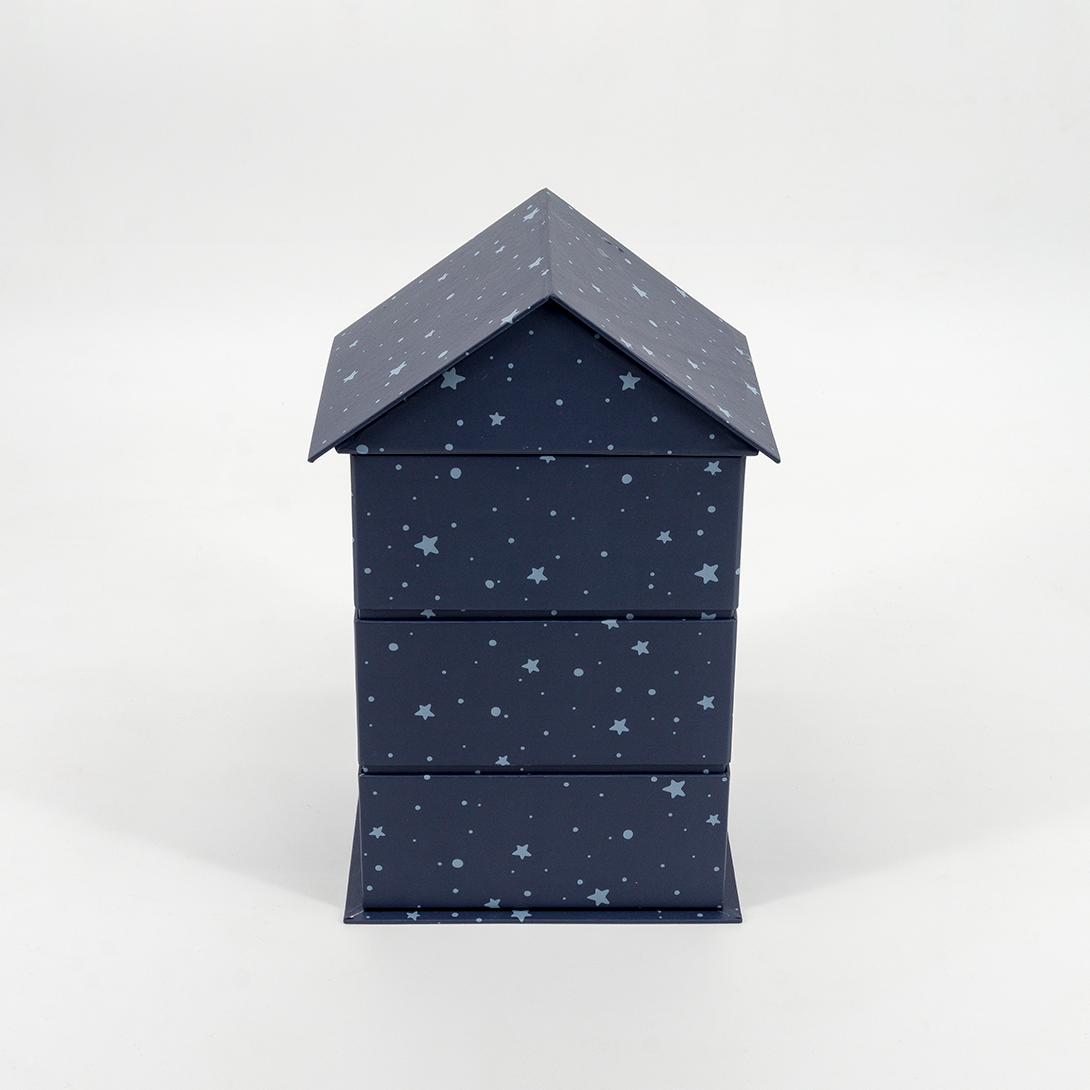 House Shape Gift Box 3 Layers
