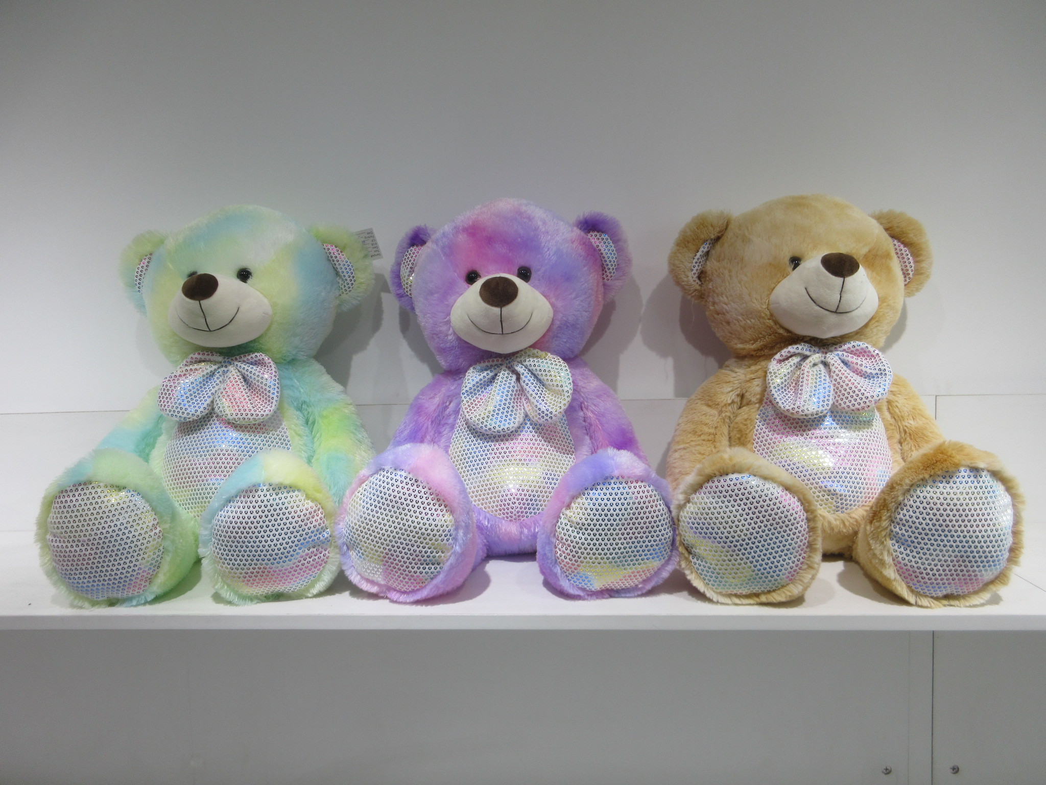 3 sets plush bears