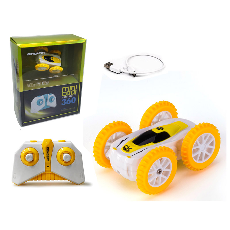 SINOVAN 2.4G plastic speed mini rc stunt cars toys with rechargeable battery low price rc cars stunt