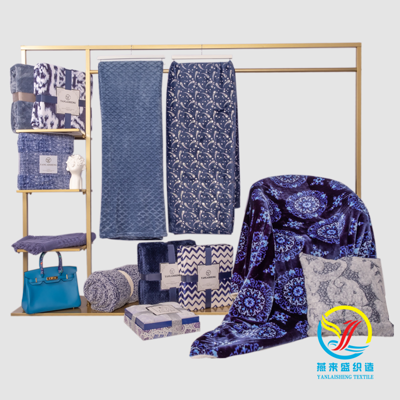 Classic Blue Flannel Fabric/Blanket Collection