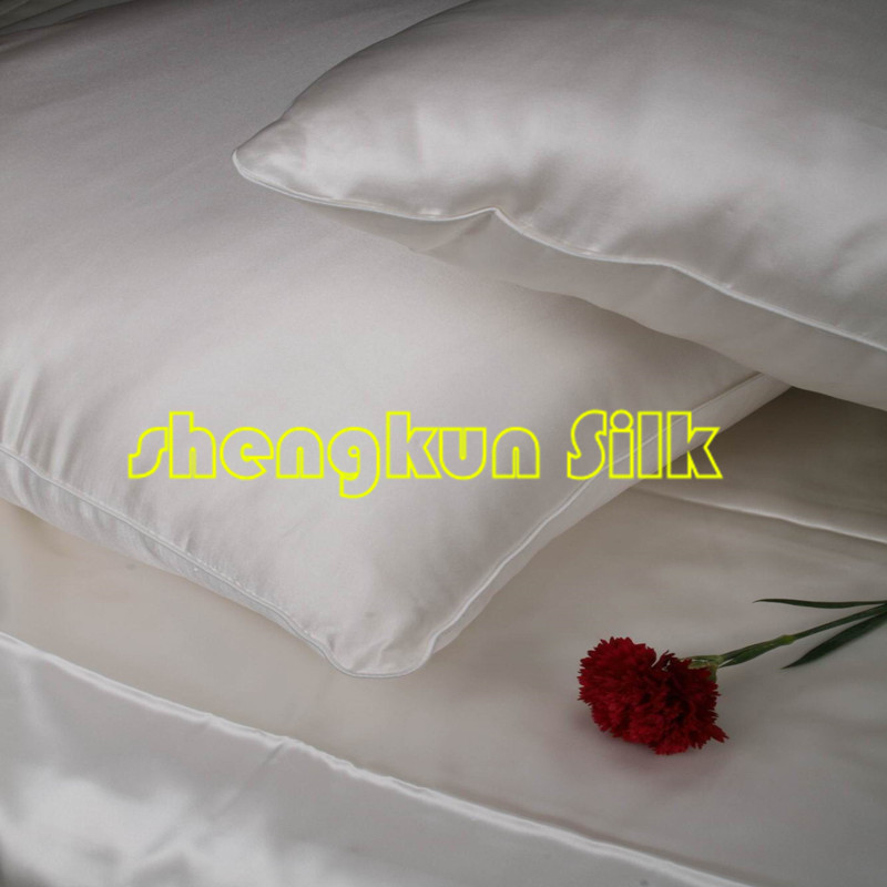 China Factory High Quality 100% Mulberry Silk Beauty Pillows with Silk Shell