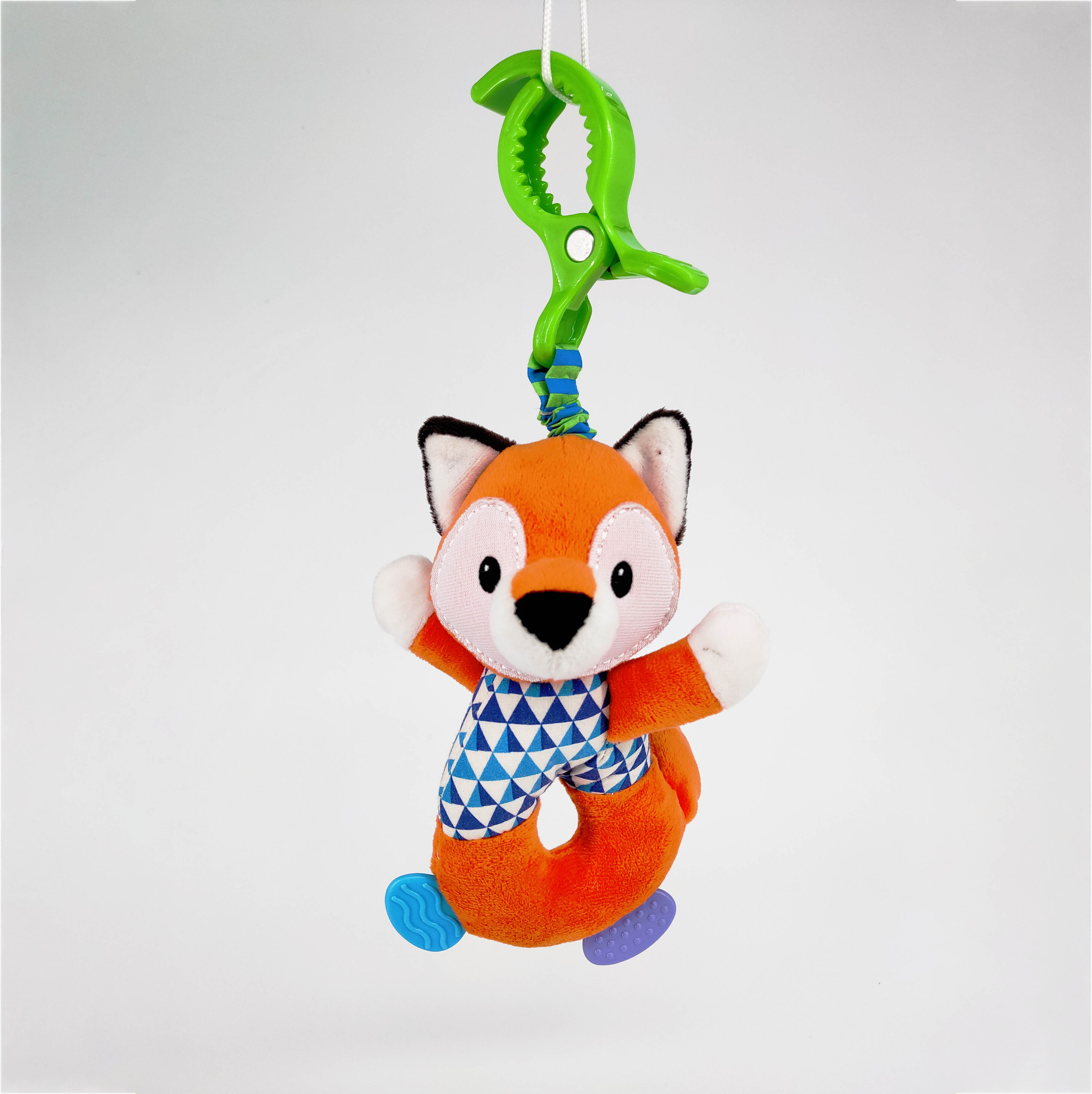 Pulling vibration with rattle,teether