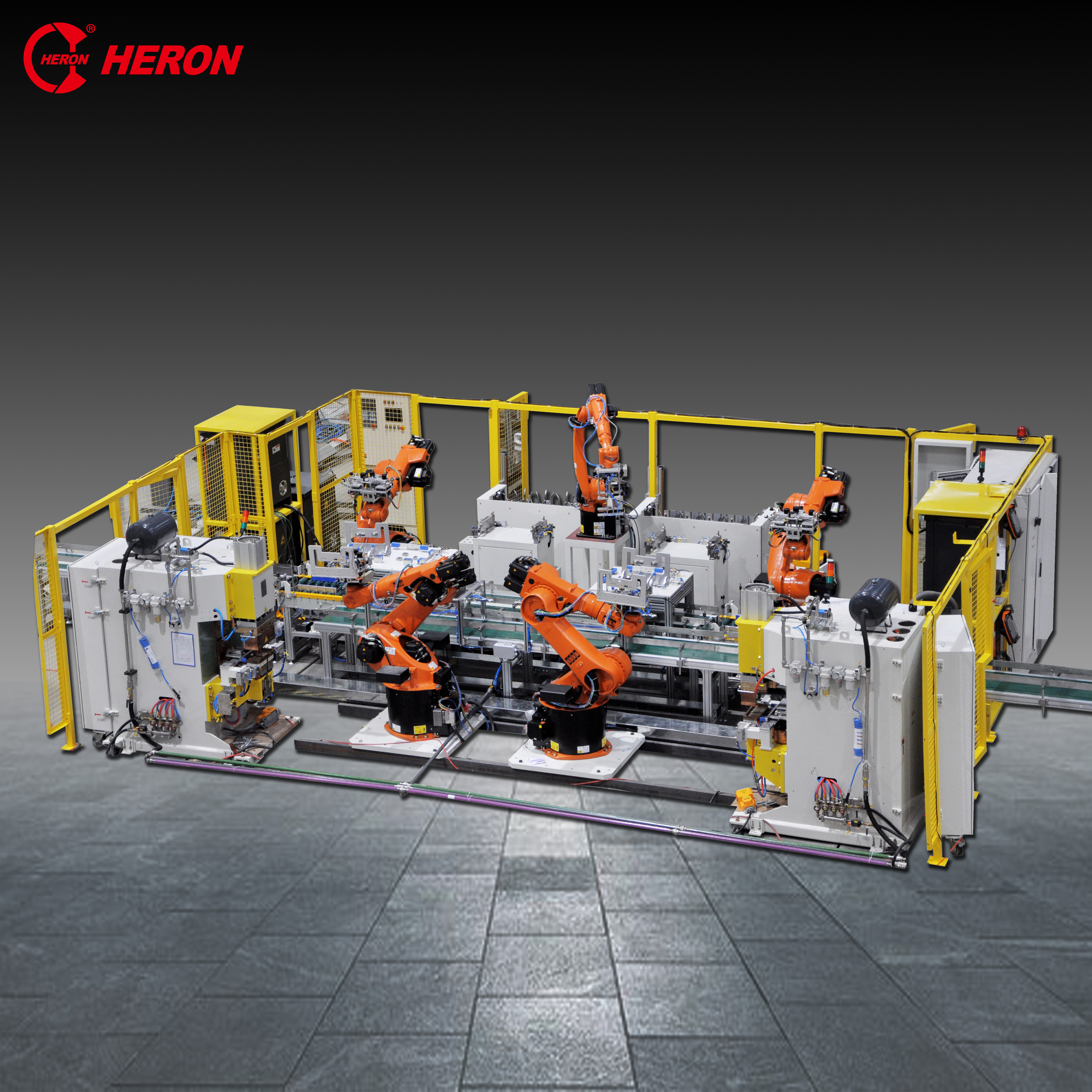 Automatic welding machine for shell and base plate