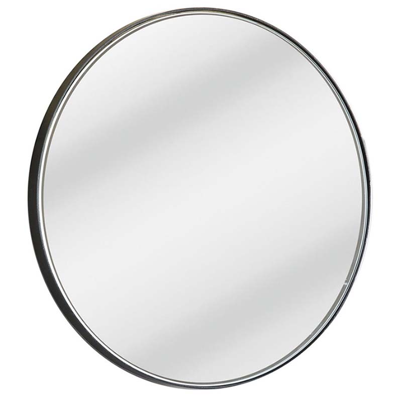 matt black frame with flat mirror