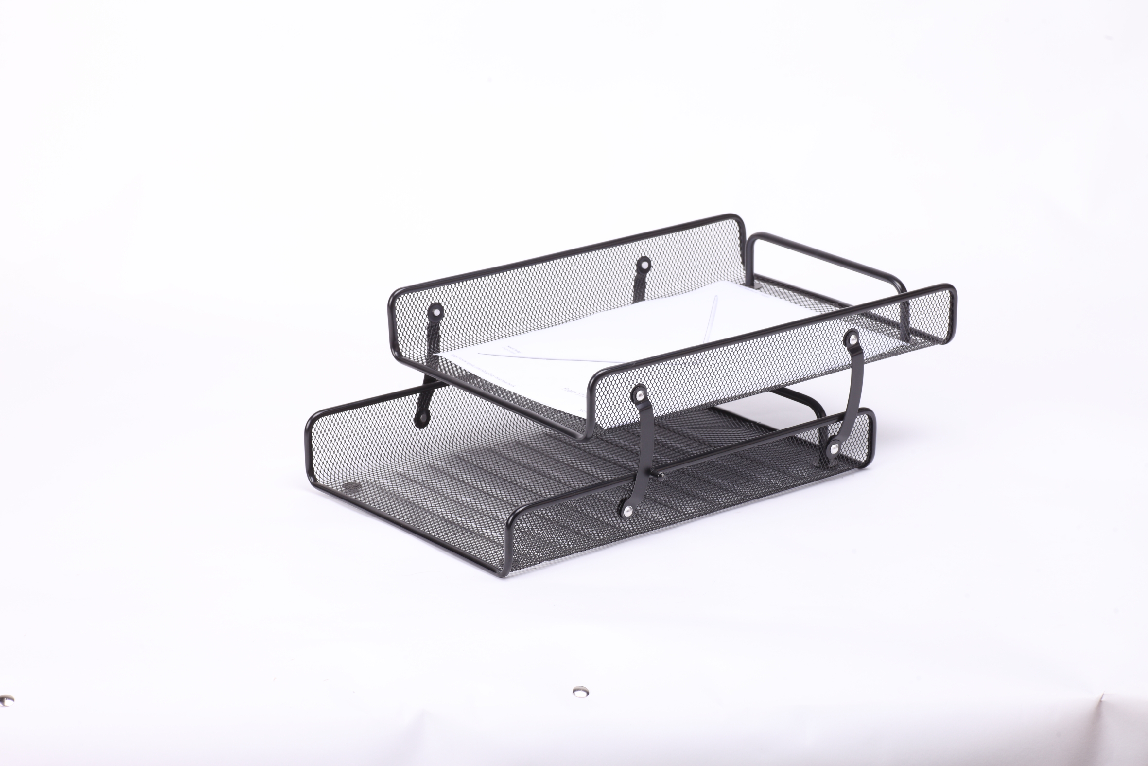 Metal Mesh Desk Document Tray