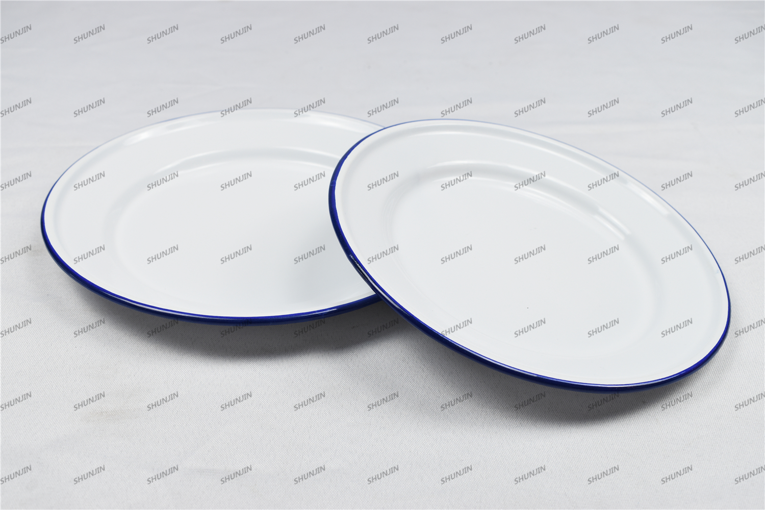 Enamel flat plate