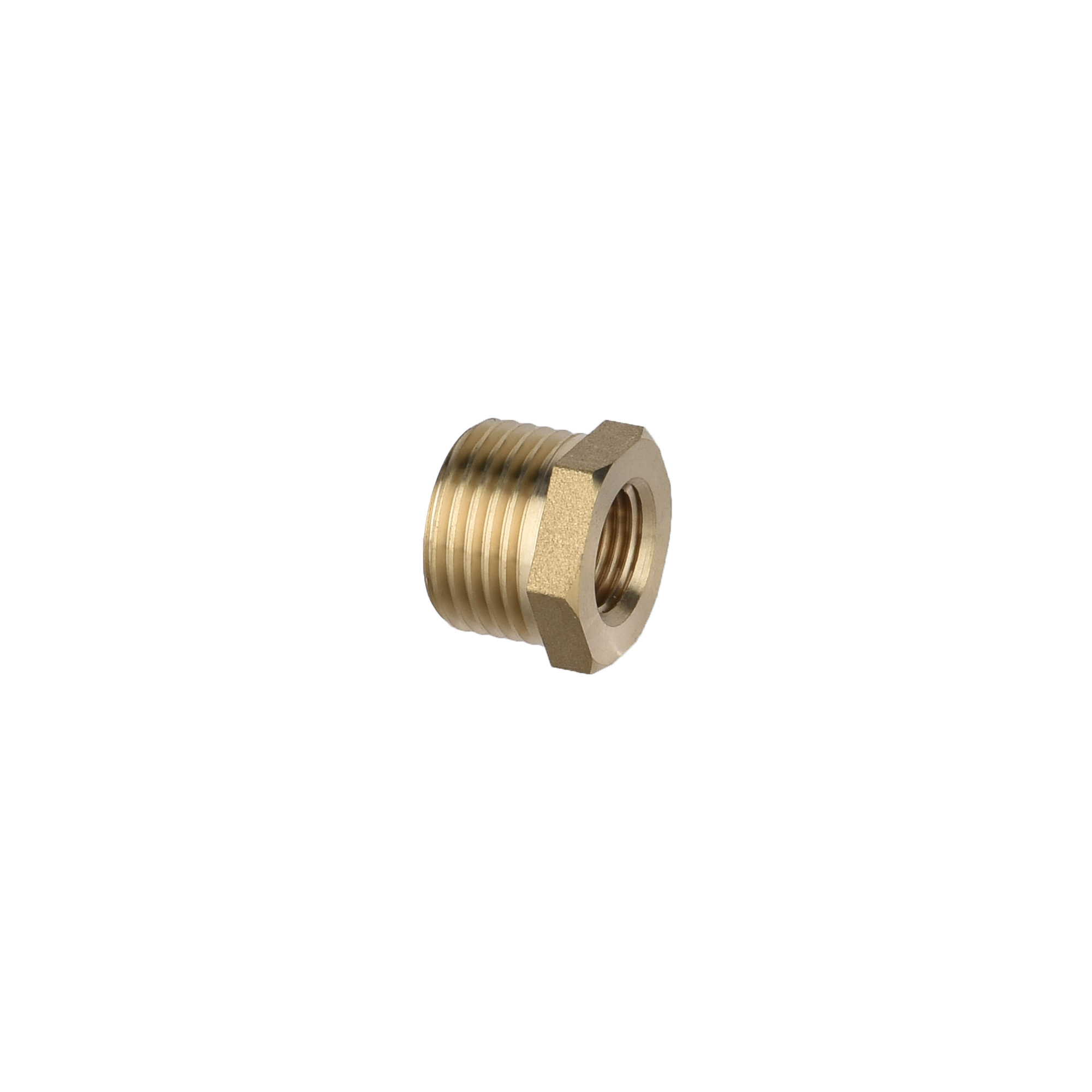 Threaded Brass Reducing Bush M-F 1/2"*1/4" Brass Pack of 2 UK