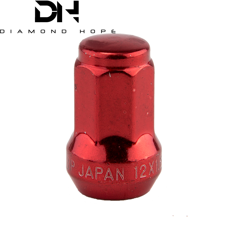 3/4'' hex red color M12*1.25 wheel nut