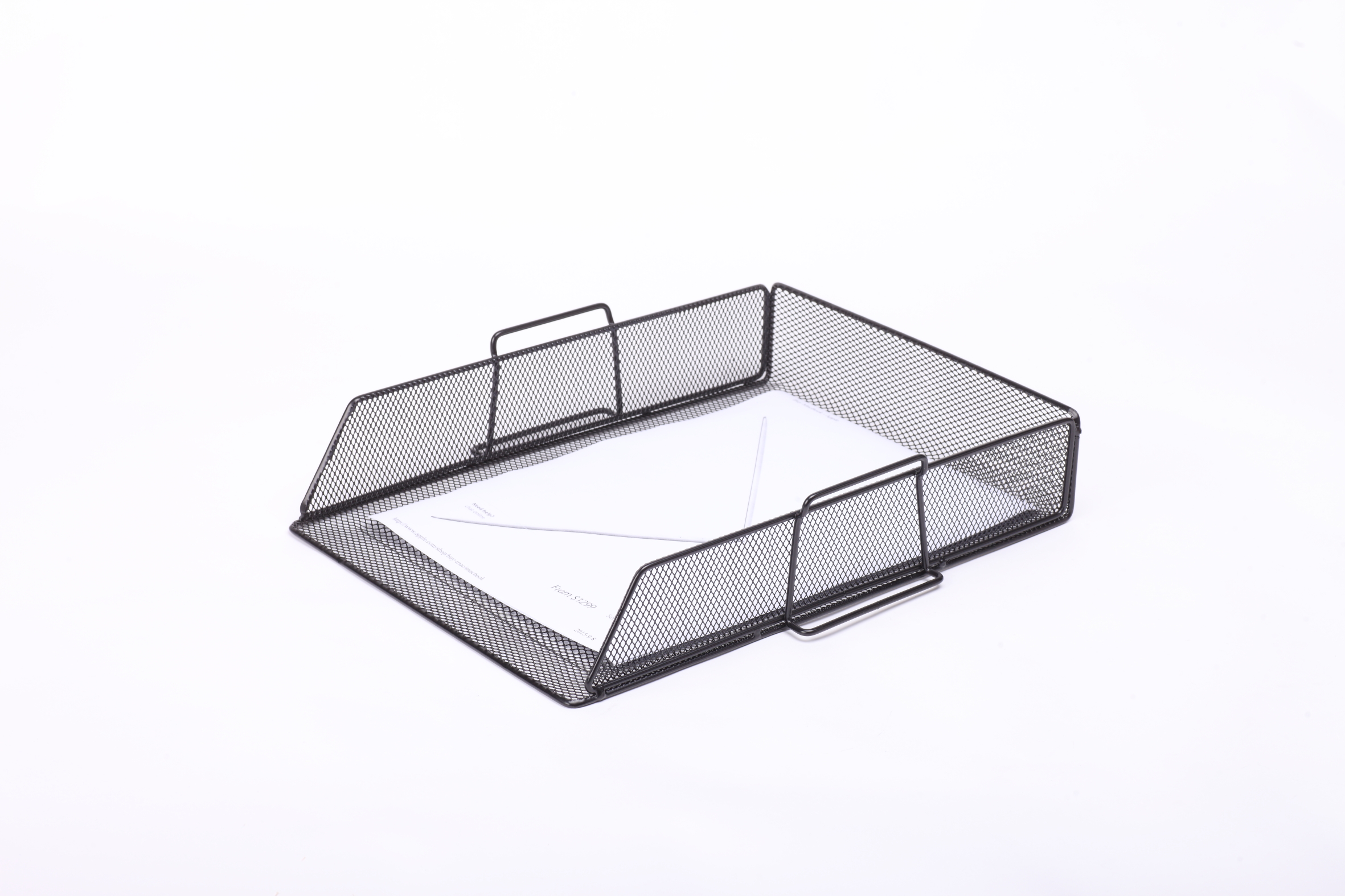 Metal Mesh Desk Document Tray