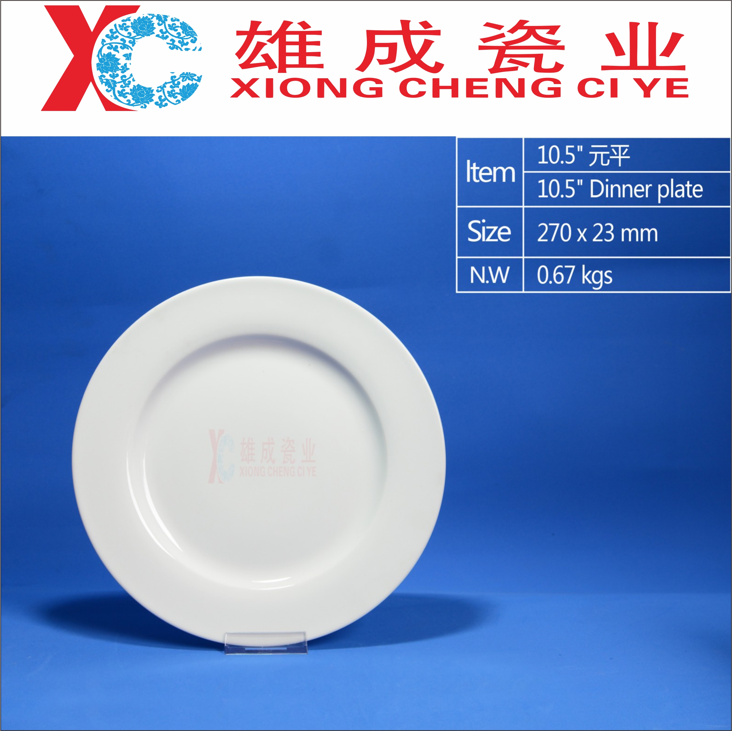 10.5“dinner plate
