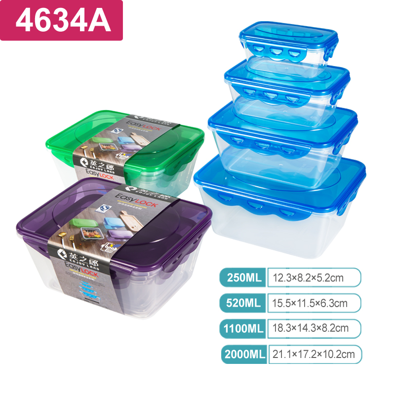 Colorful Food Storage Container (Retangle)