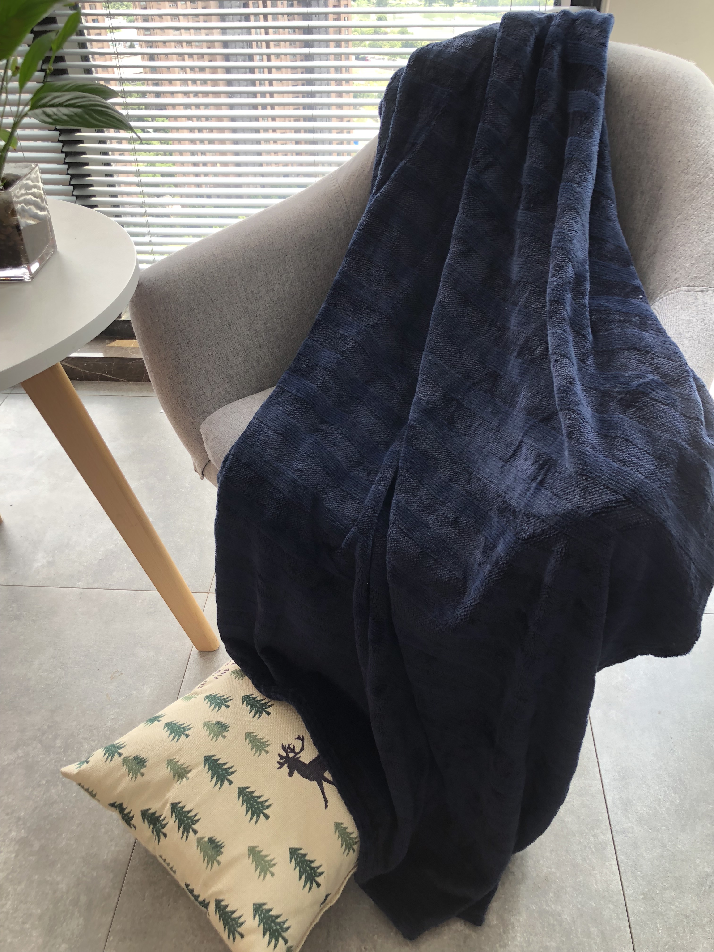 Flannel fleece jacquard blanket （fake cationic fabric ）