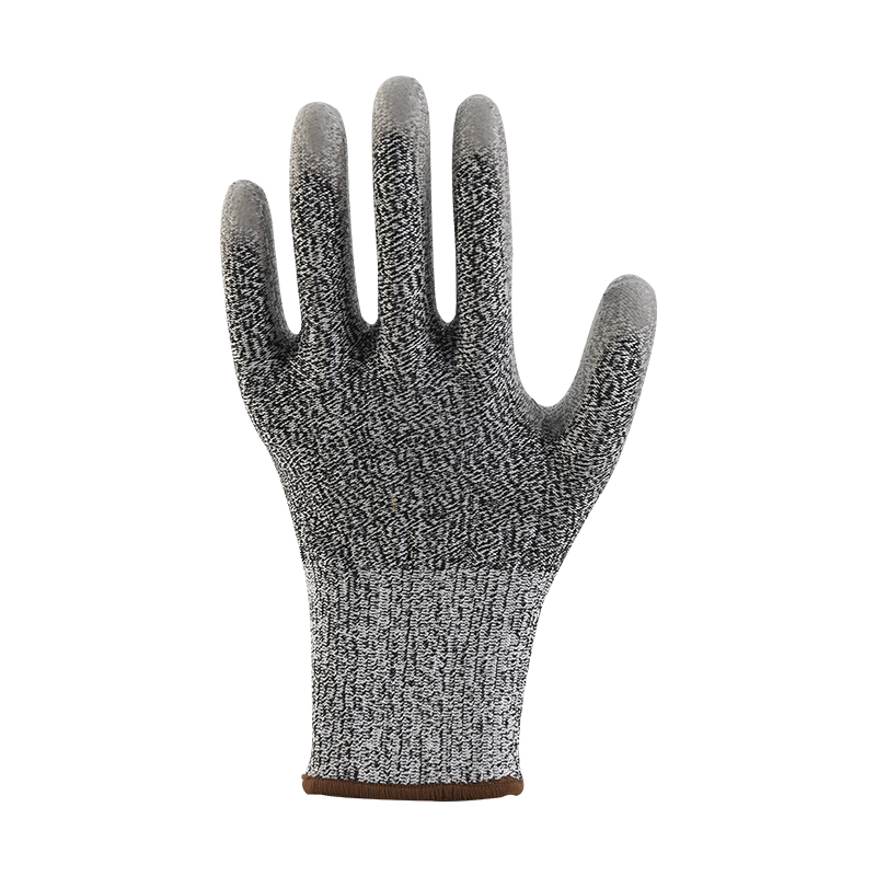 5 grade cut resistance pu glove
