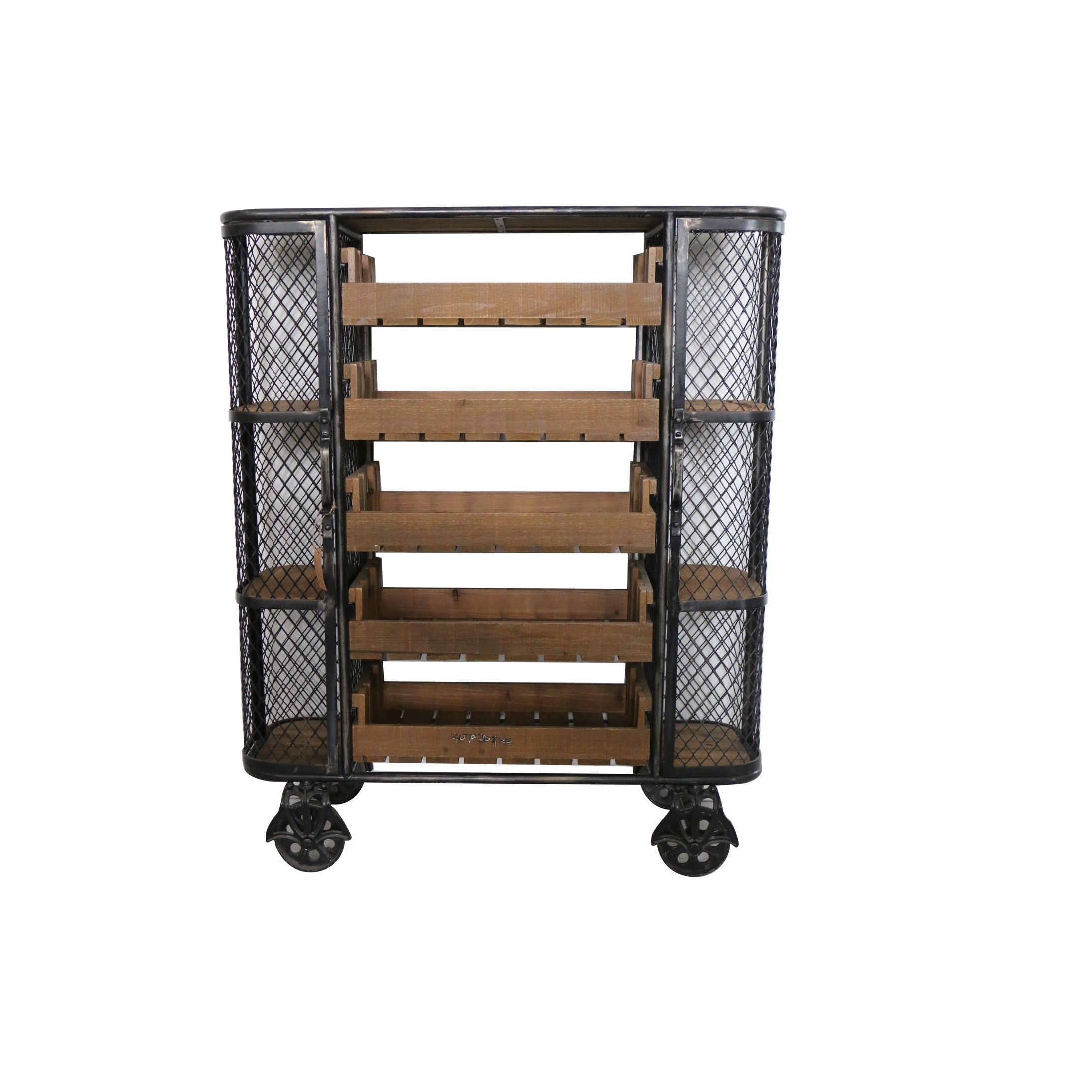 Wooden and Metal Trolley