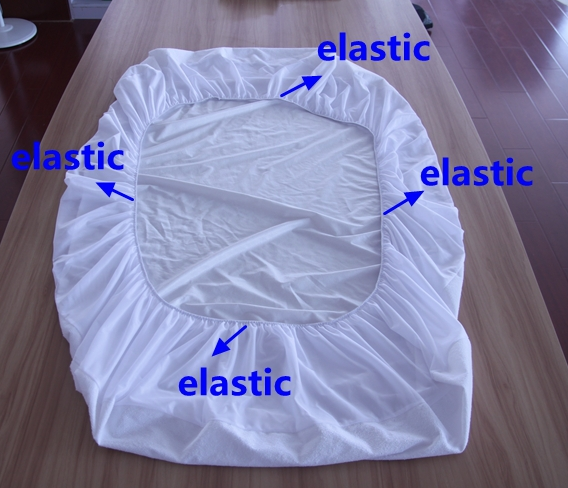 Waterproof terry mattress protector