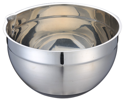 Stainless Steel Mixing Bowl With Silicone Base