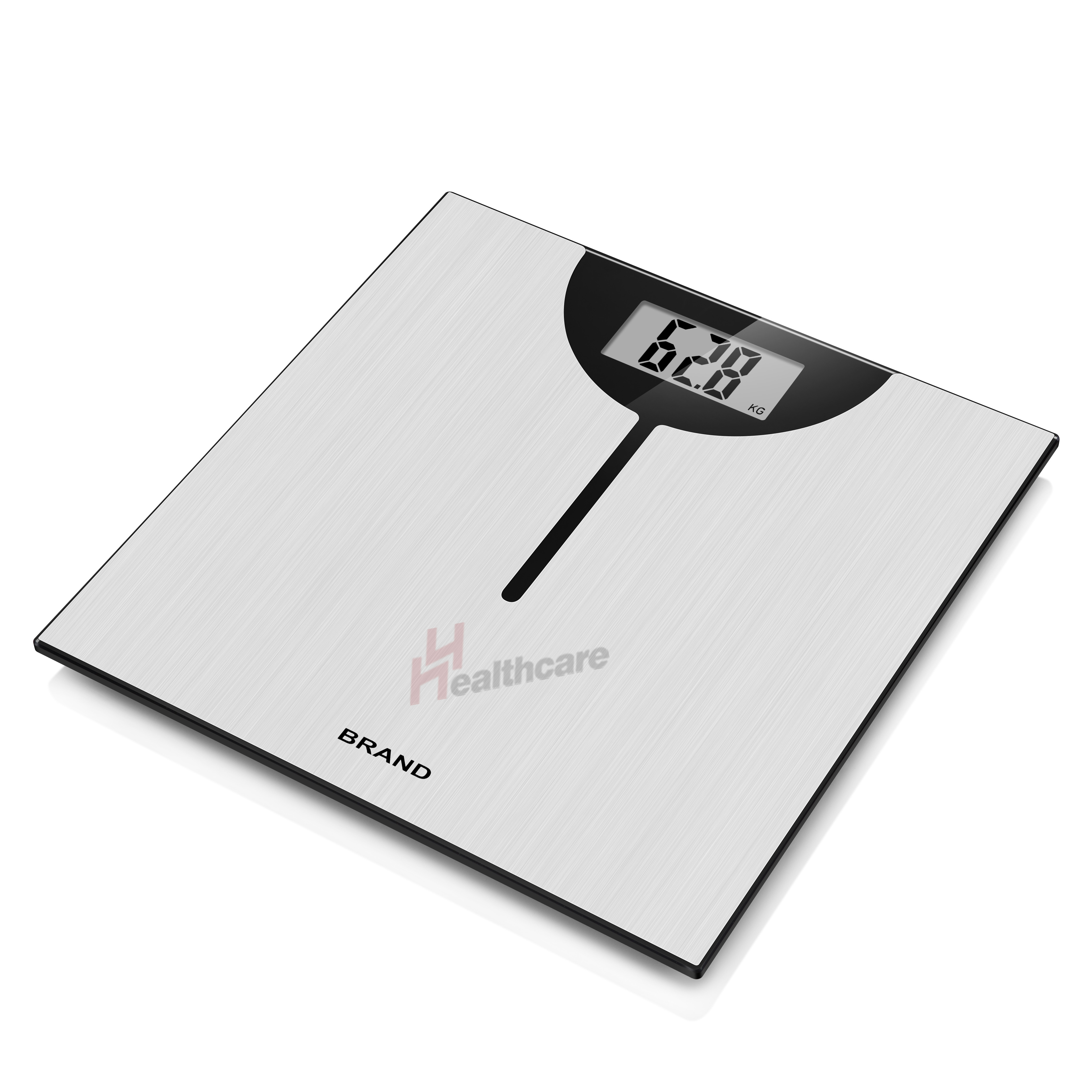 Glass Bathroom Scale with S/S Platform