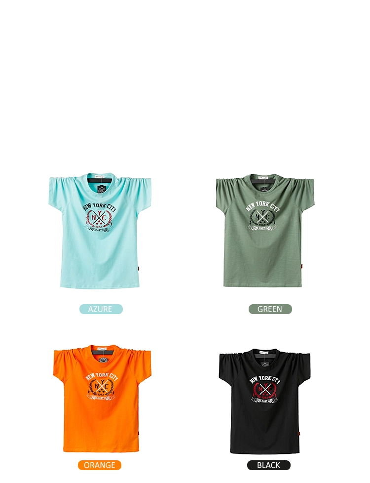 Cotton/Spandex round neck printing T-shirt