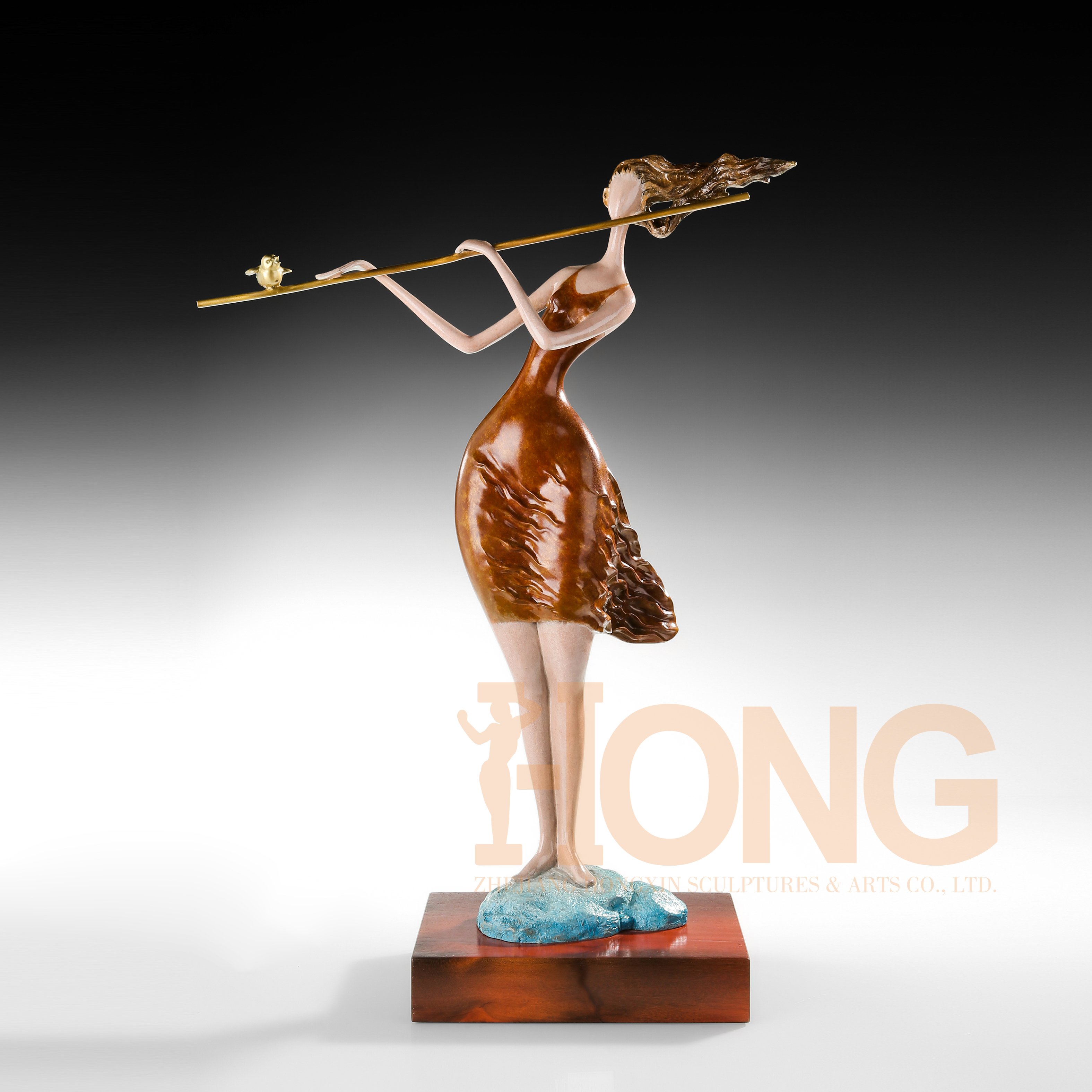 Jd-107 Bronze Sculptures Hongxin
