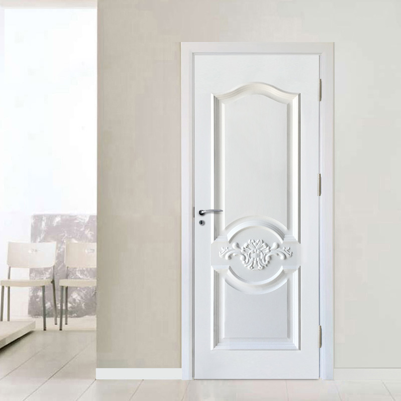 PU FOAM filling waterproof sound insulation wpc skin door