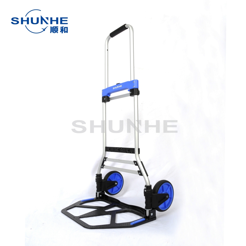 Folding Hand Truck Two Wheel Aluminum Hand Trolley FW-90C