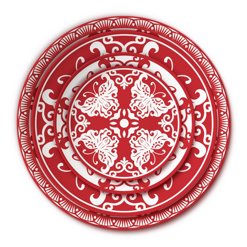 Paper-cut Dinnerware set