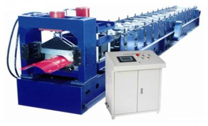 Roof Ridge Tile Cap Roll Forming Machine