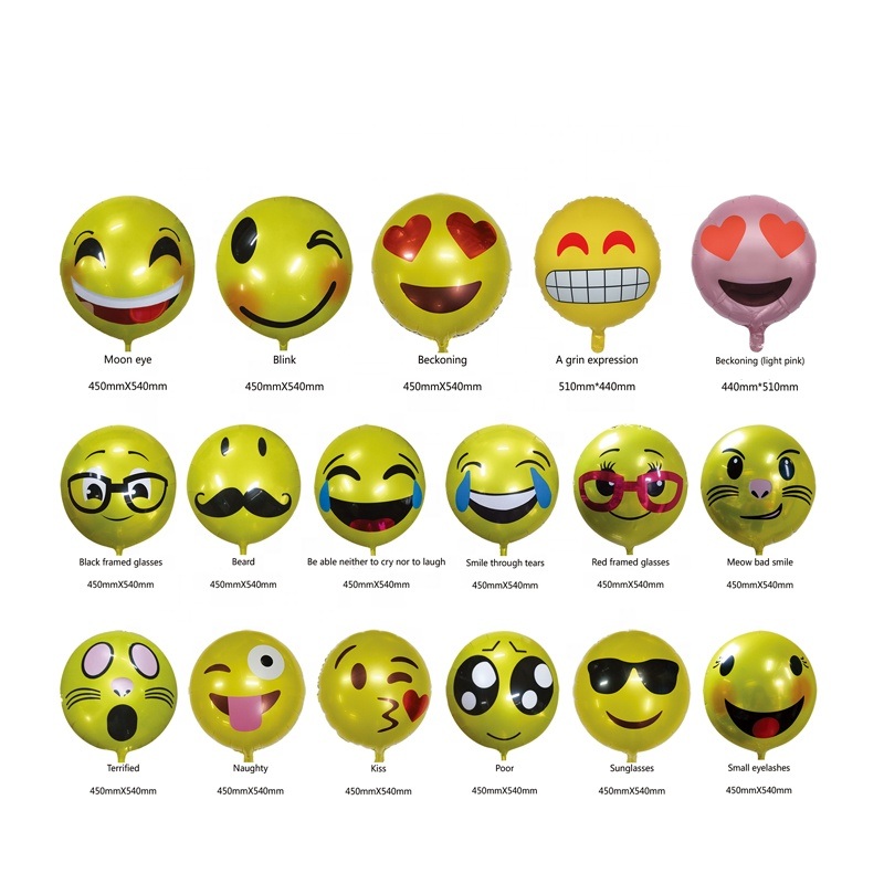 Emoji Latex Balloon Mixed designs for kids