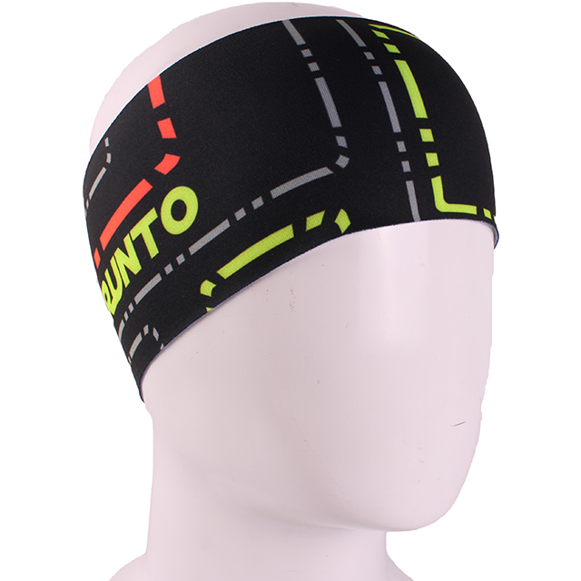 Sport Headband with Elastic Brushed Fabric Digital Printing for Yoga Running
