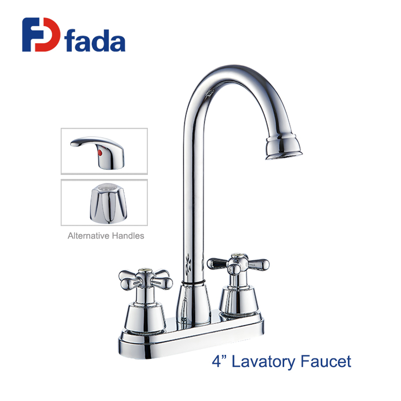 4" dual handles lavatory faucet
