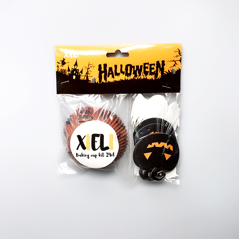 Halloween Party supplies Paper Cupcake and Cake pick