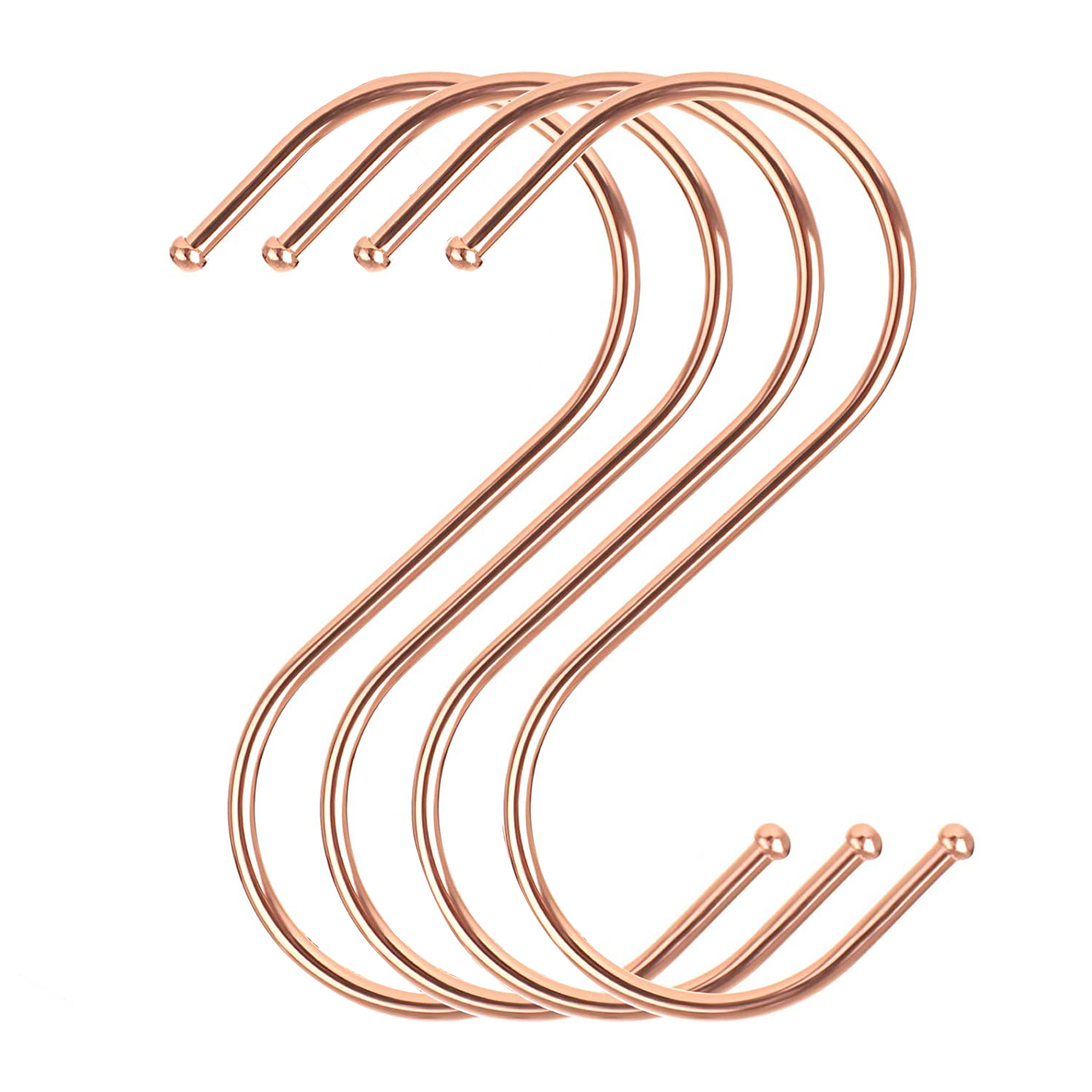 Rose Gold Color Metal S Hanger Hook