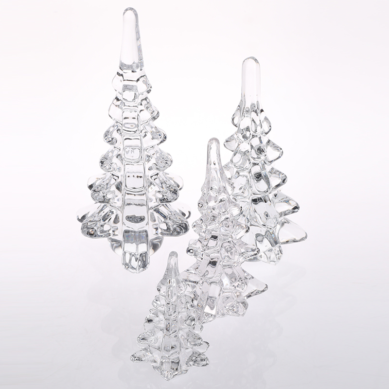 Glass pine decorations