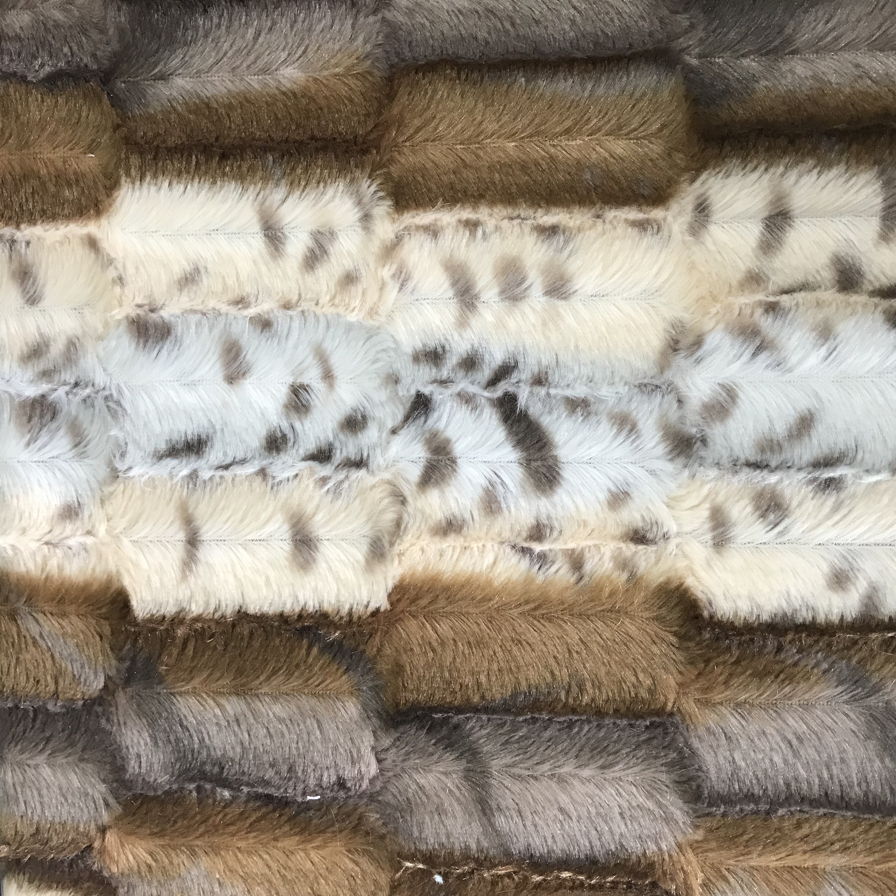100% polyester rabbit fur fabric