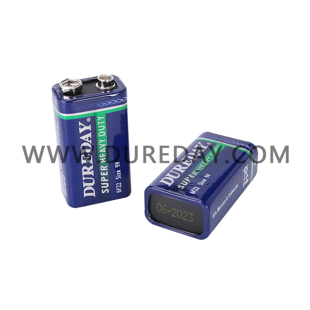 Zinc Carbon Battery 6f22 Size 9v E-Block
