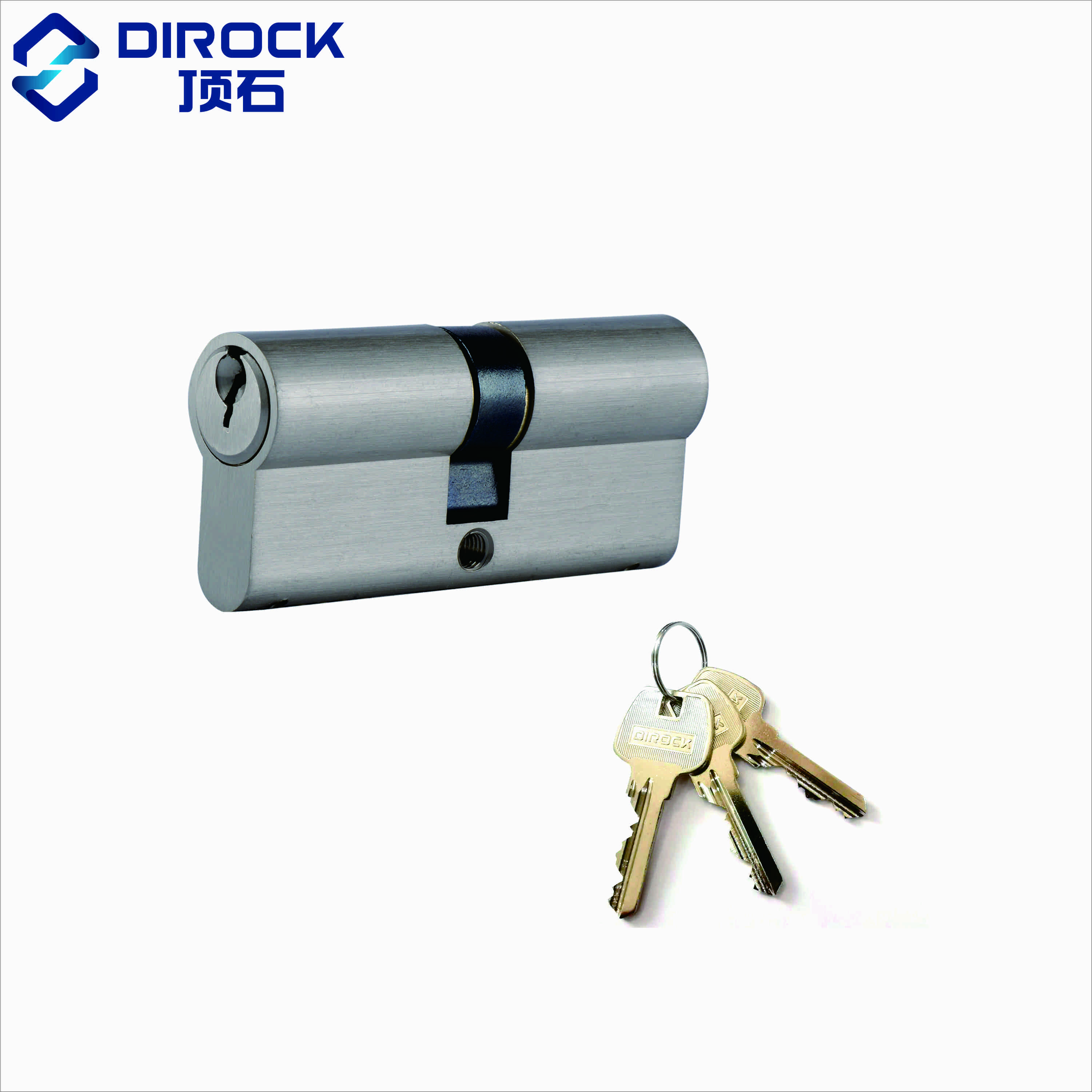 Euro Profile Double Entry Brass cylinder 70mm