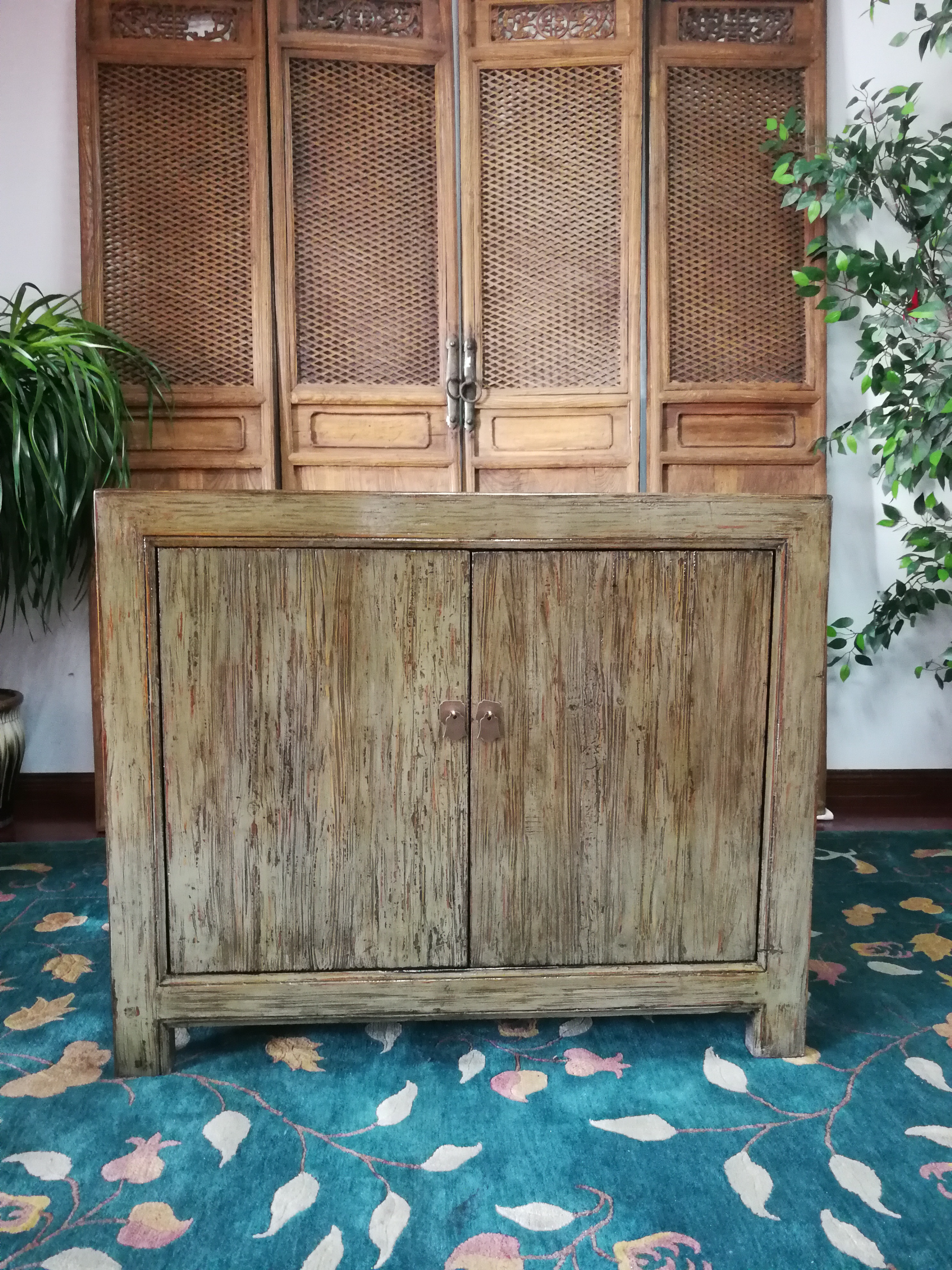 wooden furniture/ antique furniture / solid furniture/ elm furniture/antique wooden Chinese 2 doors cabinet