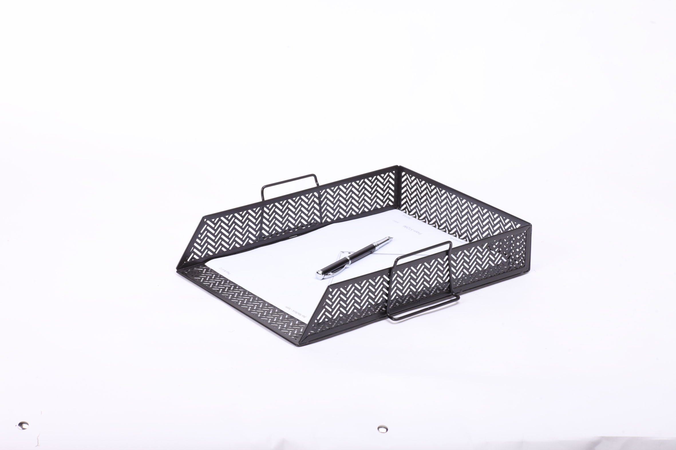 Metal Mesh Desk Document Tray