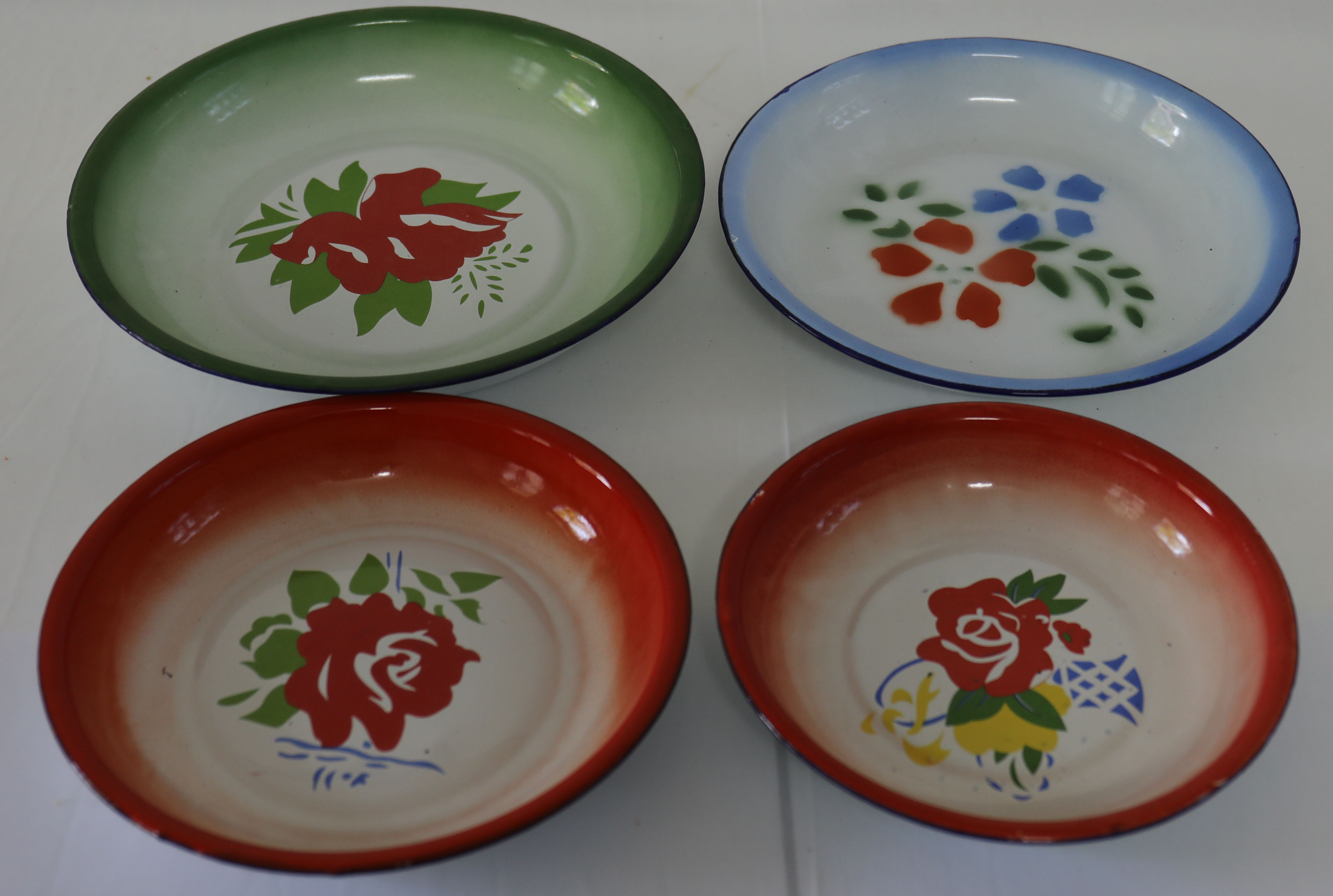 enamel rice plate