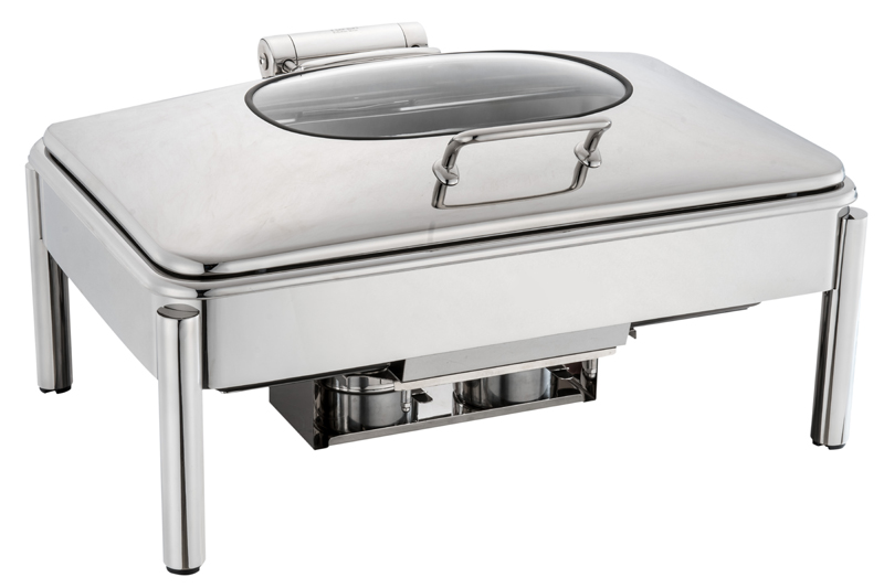 New Exquisite Chafing Dish (Damping Hinged Mechanism)